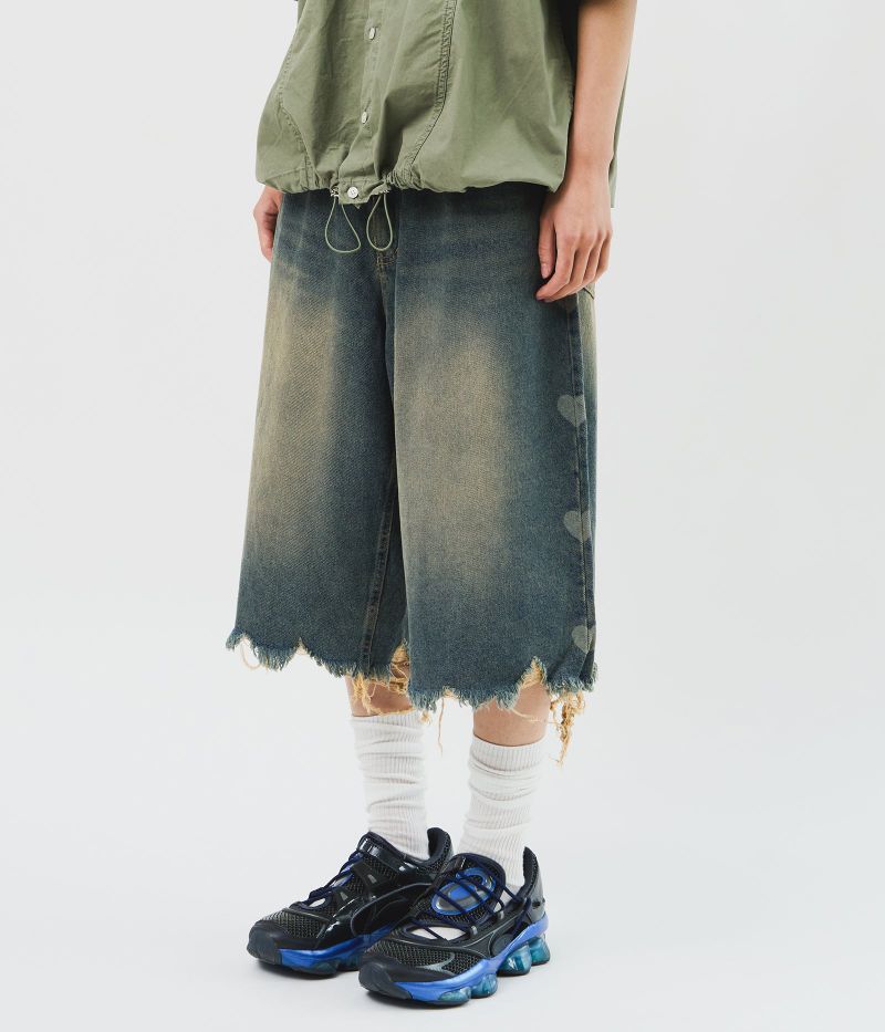 HIFIFNK(ハイファイファンク)の「Heart Vintage Bermuda Denim (2color)(Pants)」