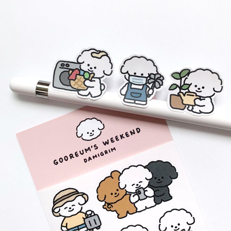 【1+1 SET】 Gooreum's Weekend Sticker