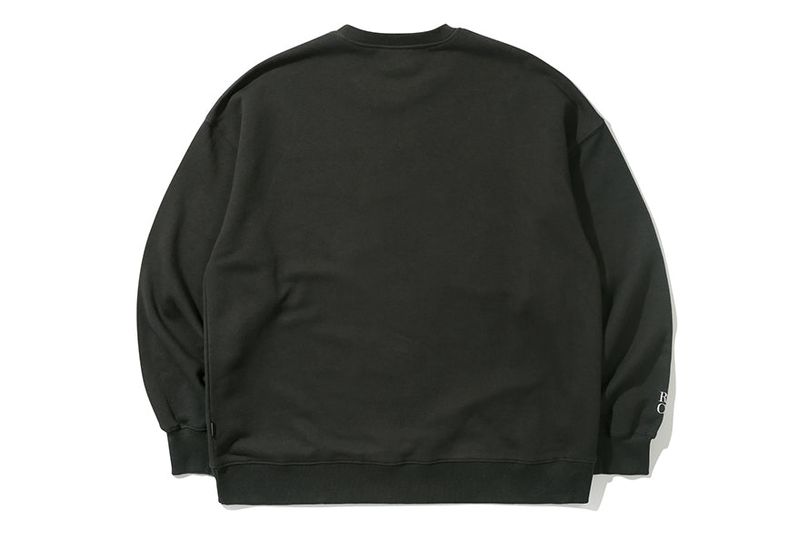 RECENT LOGO SWEAT SHIRT_CHARCOAL