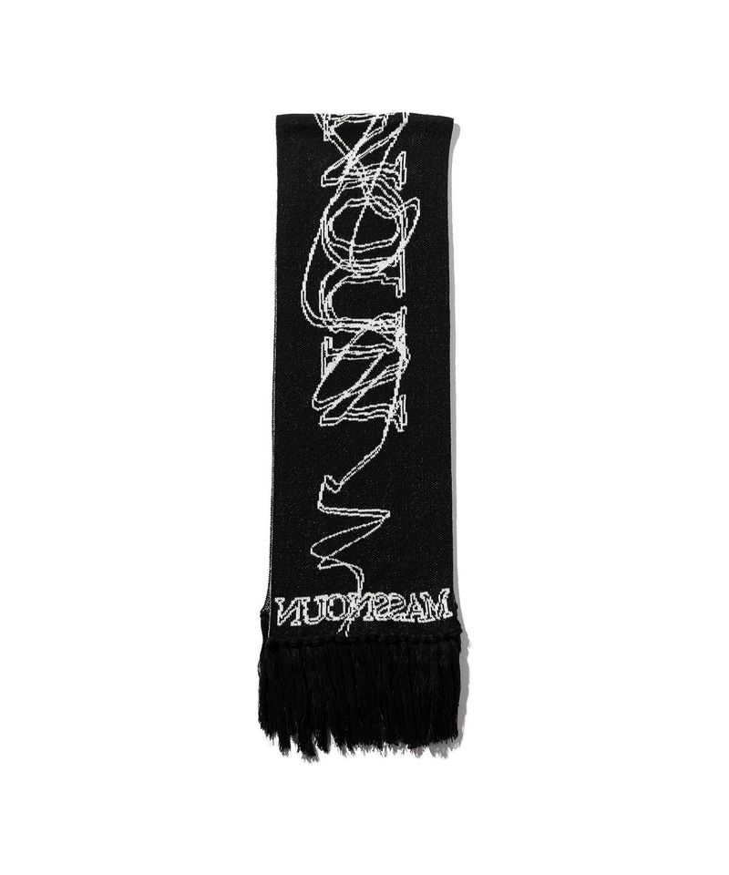 LETTERING TASSEL MUFFLER