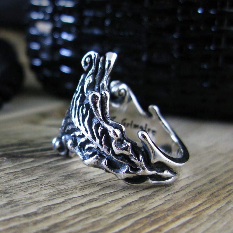 Z-Grimoire silver ring