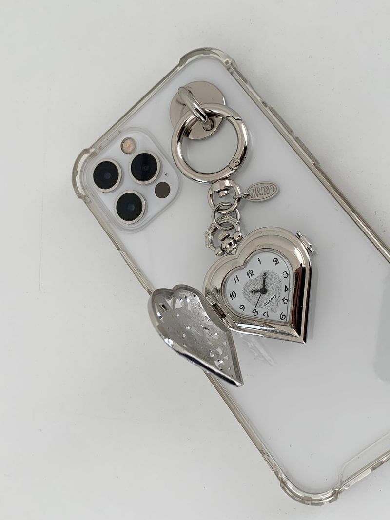 Ethereal Heart Watch Keychain