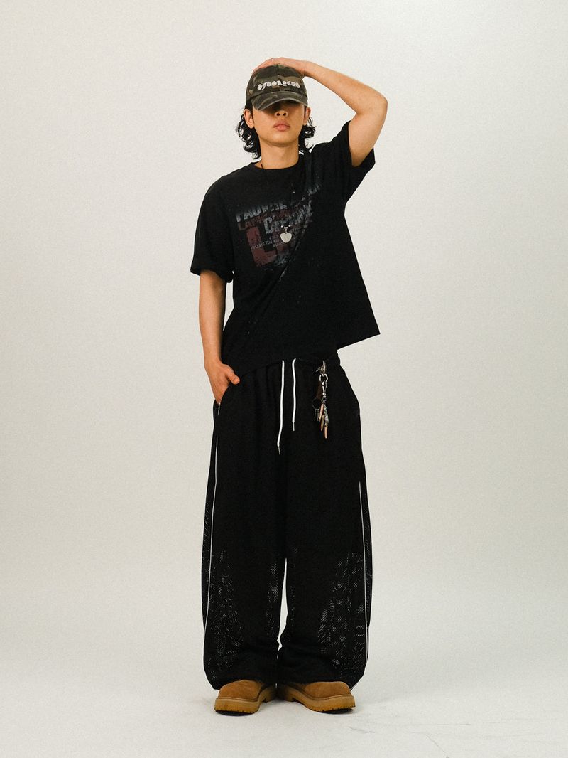 LU Gradation Vintage Printing 1/2 T