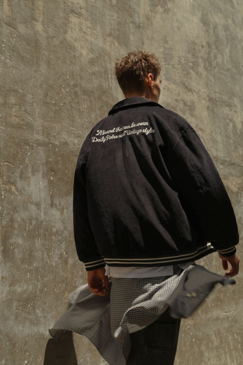 Over Logo Corduroy Jacket