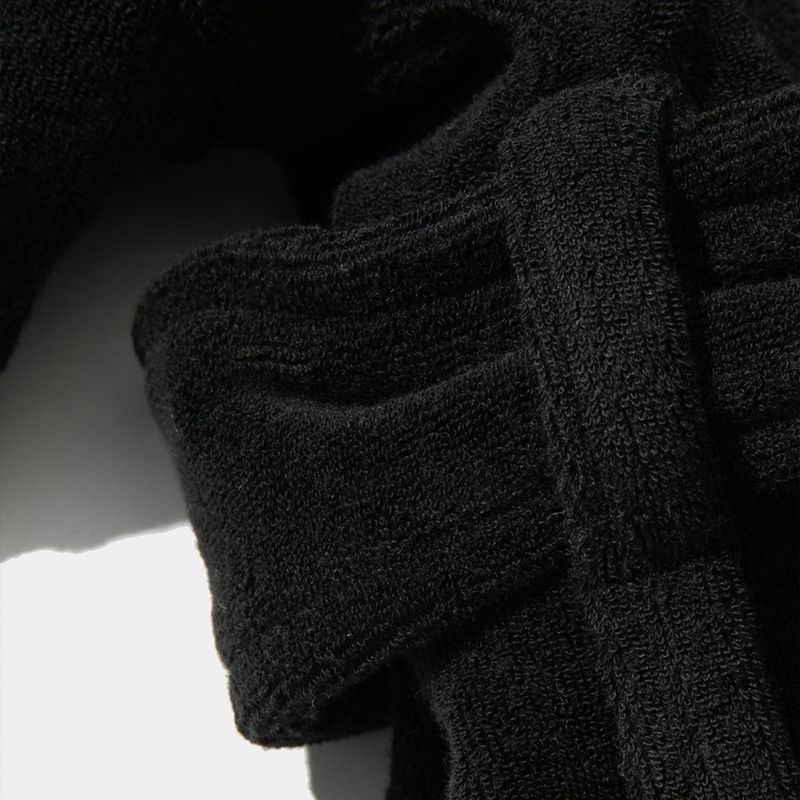 COMFY TERRY ROBE SETS_BLACK