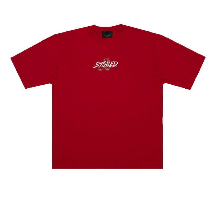 Mystic : Hexagon Snake Tee Red