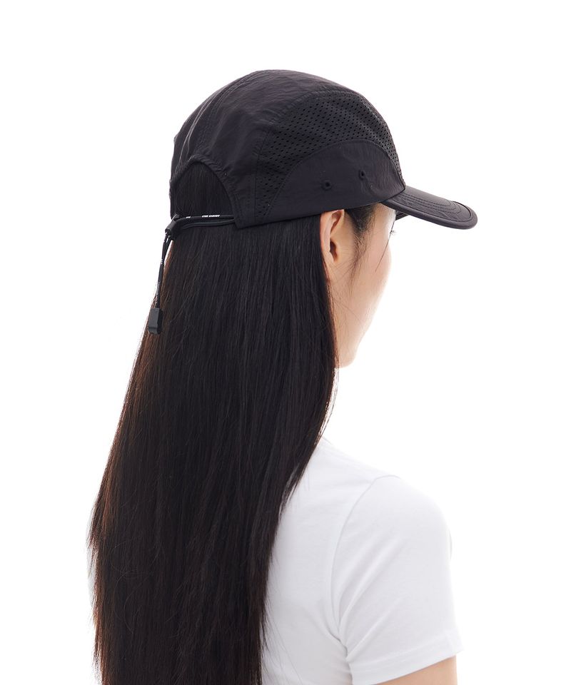 SMALL LOGO MESH CAMP CAP (BLACK)