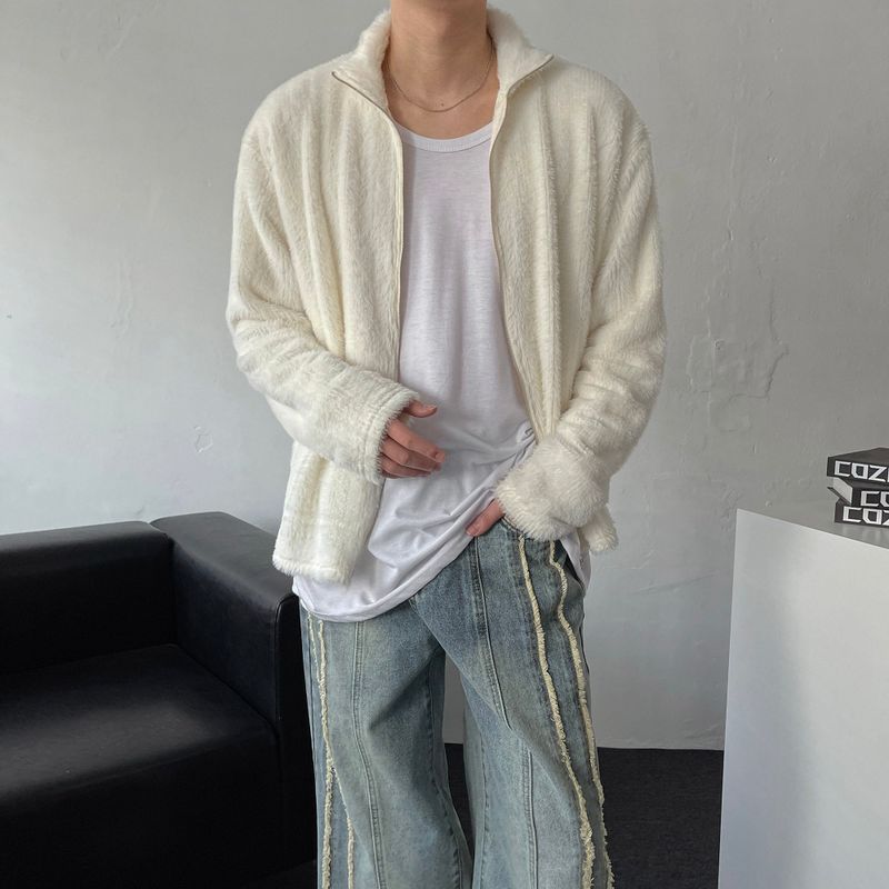 COZINESS(コジネス)の「90's Lavin High Neck Soft Fur Zip-Up (2 colors)(Jackets/Outerwear)」