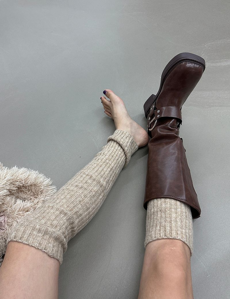 bourbon wool leg warmer