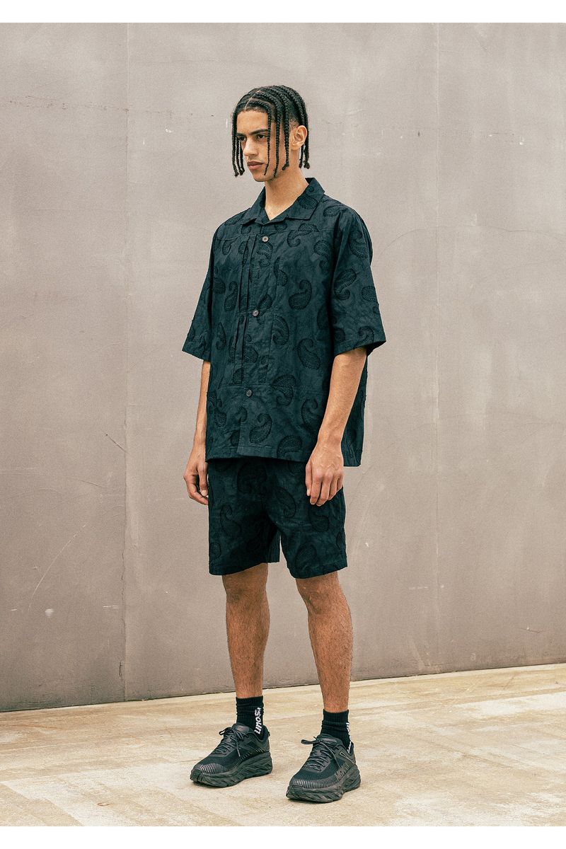 PAISLEY JAQUARD SHORT PANTS