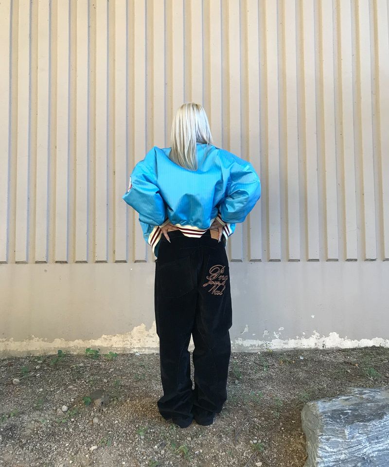 P LOGO BOMBER - SKY BLUE