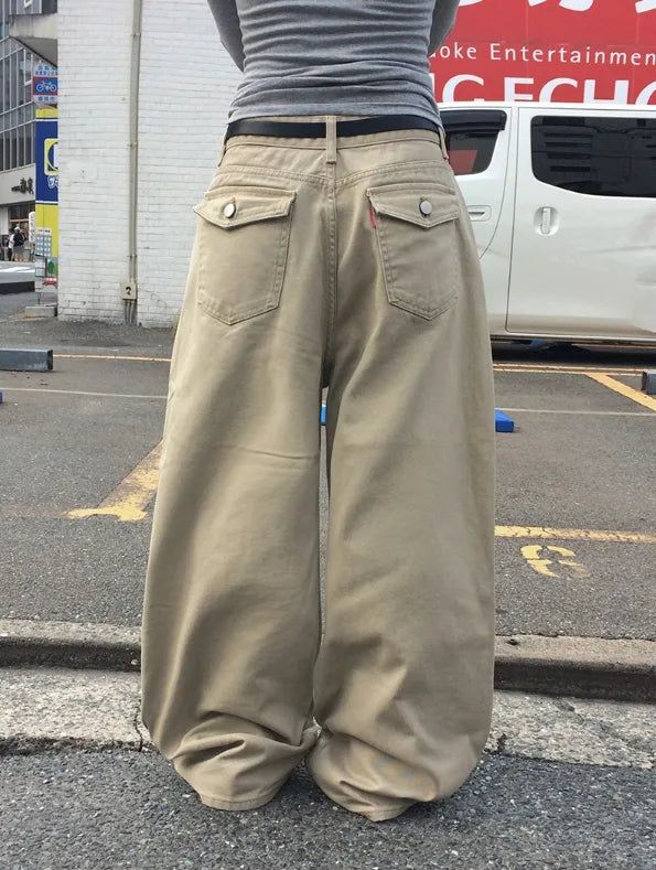 Ruel Wide Cotton Pants
