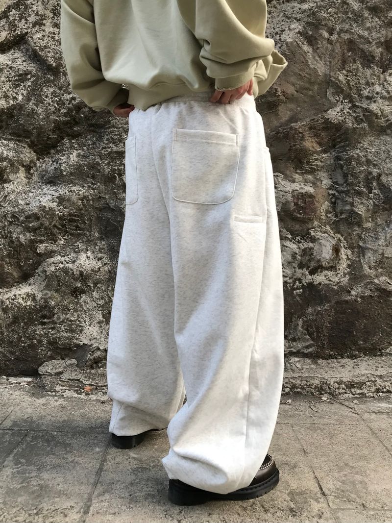 Wide Belt Sweatpants (6c)