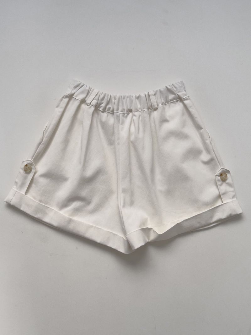 Pleated Cabra Shorts