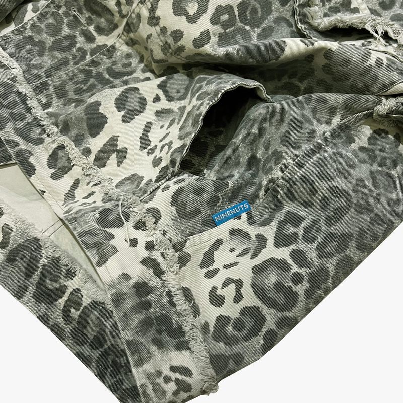 leopard grunge trucker jacket_grey