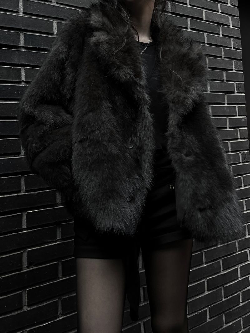reversible fur mustang jacket (2color)
