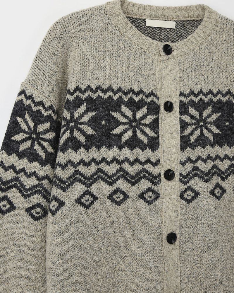 Fiora nordic knit cardigan