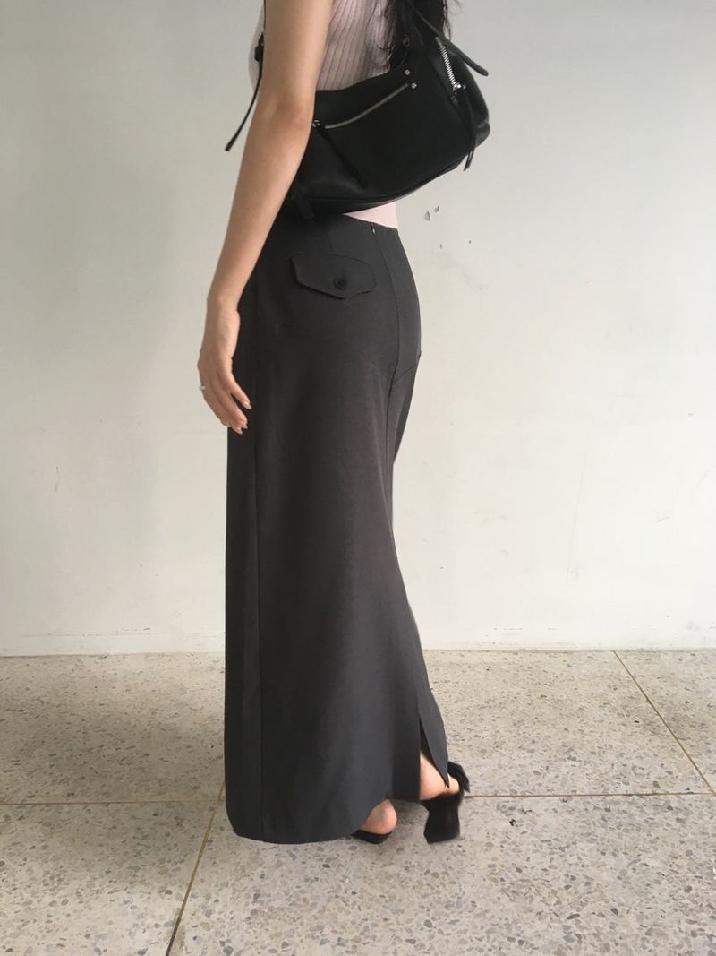 Dual Maxi Skirt