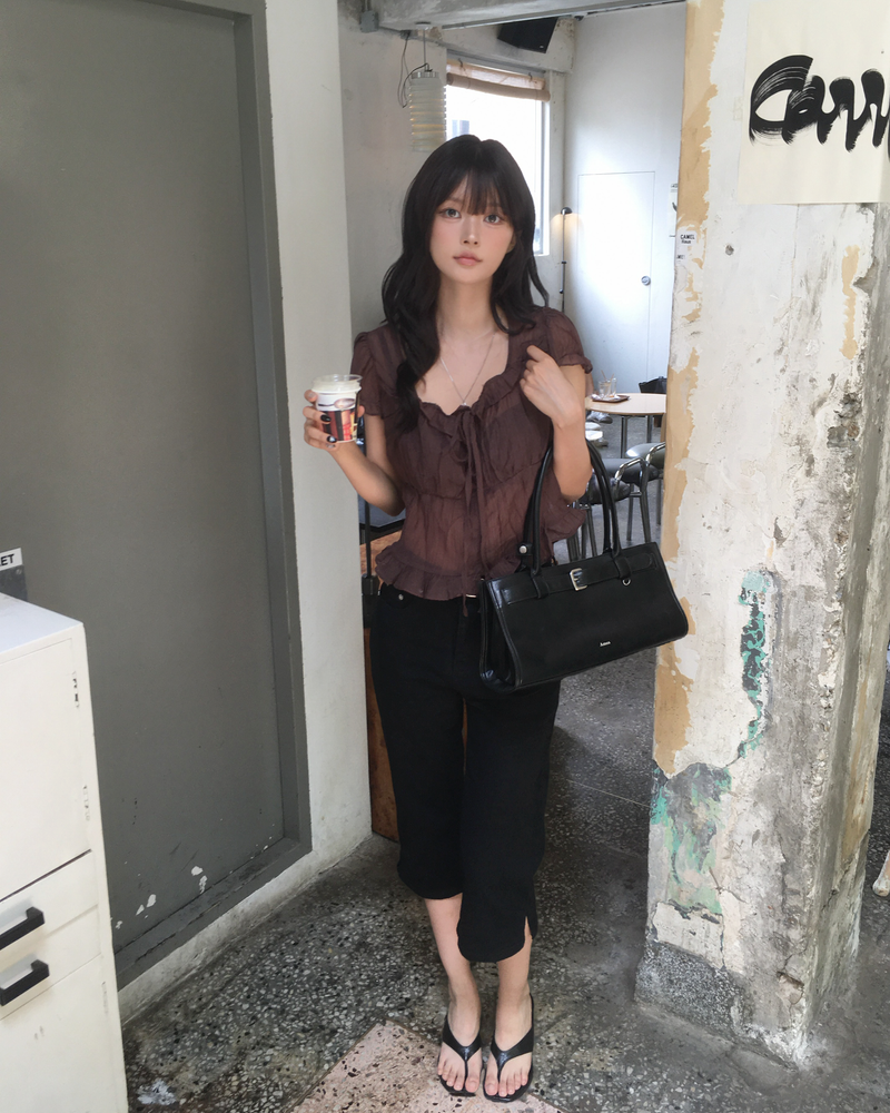 Cutting capri pants