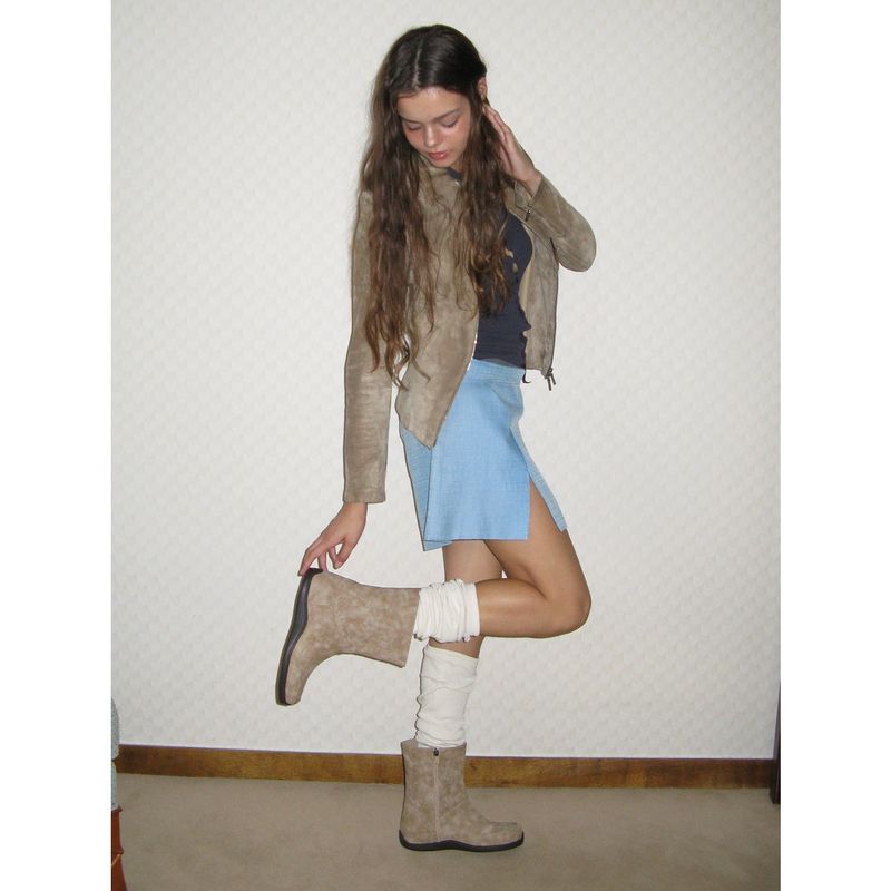 Keen 0005-3. Rubber Sole Ankle Boots - 3colors