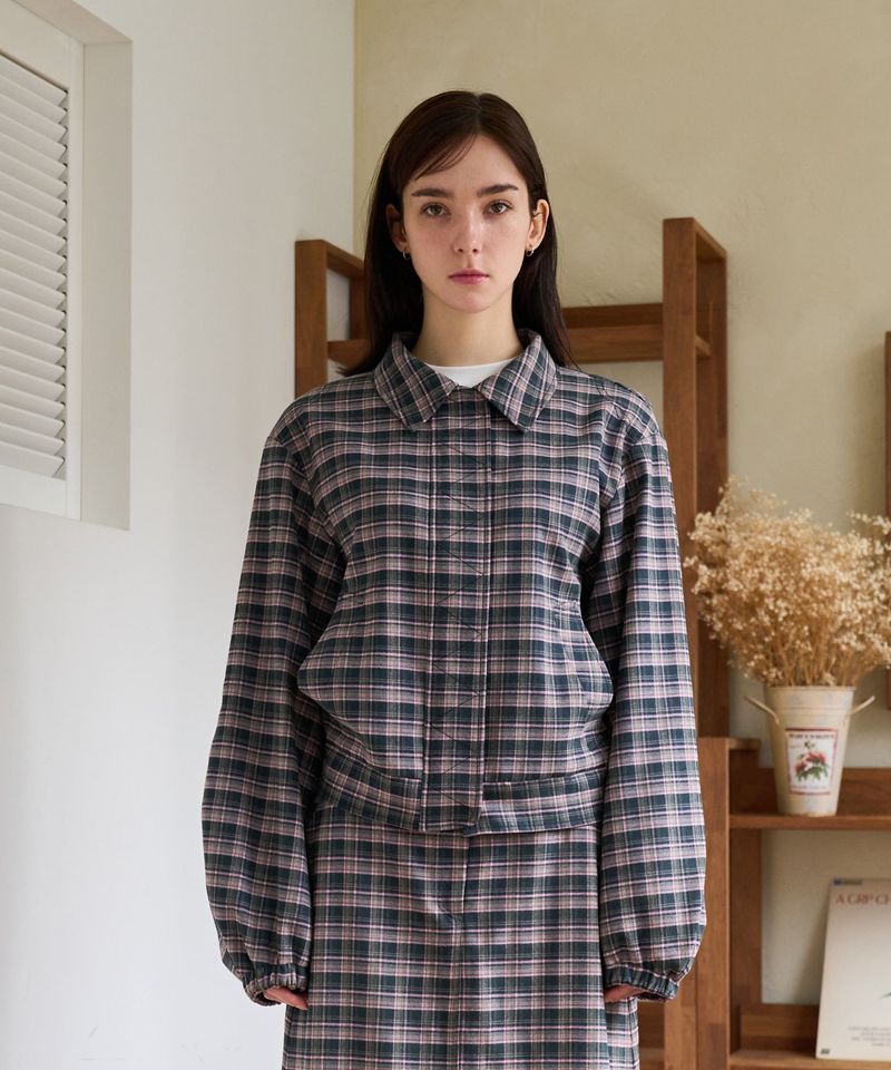 MADPINK（マッドピンク）の「TWO WAY ZIP-UP CROP BLOUSON PINK（Jackets/Outerwear）」