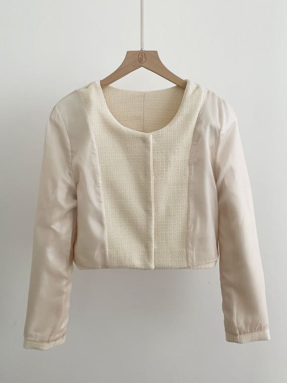Eve Tweed Crop Jacket
