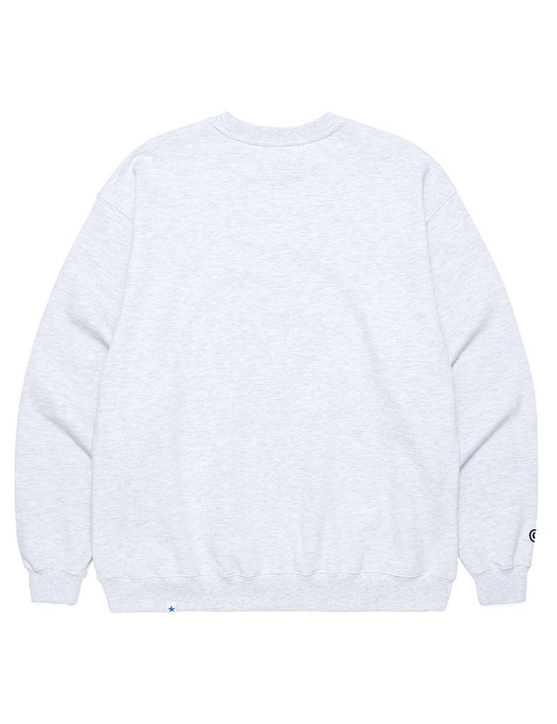 SNOWY HOLIDAY SWEATSHIRT LIGHT GREY(CV2CFUM465A)