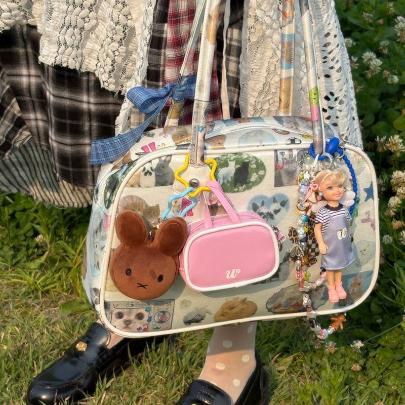 UNSTEADYMARKET(アンステディマーケット)の「カレッジトートバッグ(バッグ)」