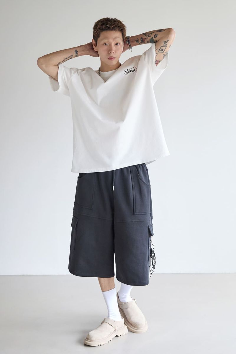 GUBIN(グビン)の「Heavy Cotton Cargo Bermuda pants(Pants)」