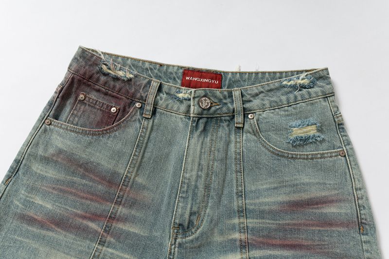 BLAZING SPRAY DENIM SHORT
