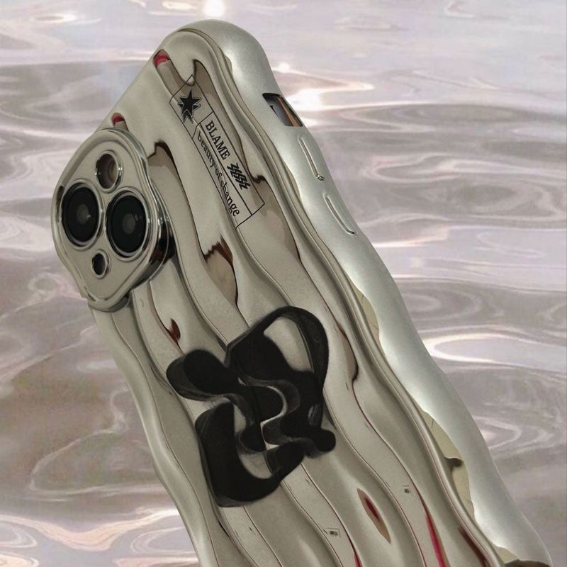  3D ロゴメタリックケース