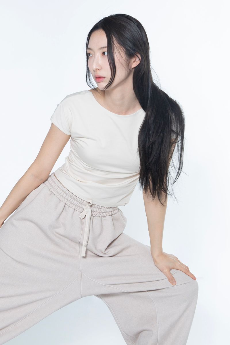 Round Back Tank Top (Ivory)