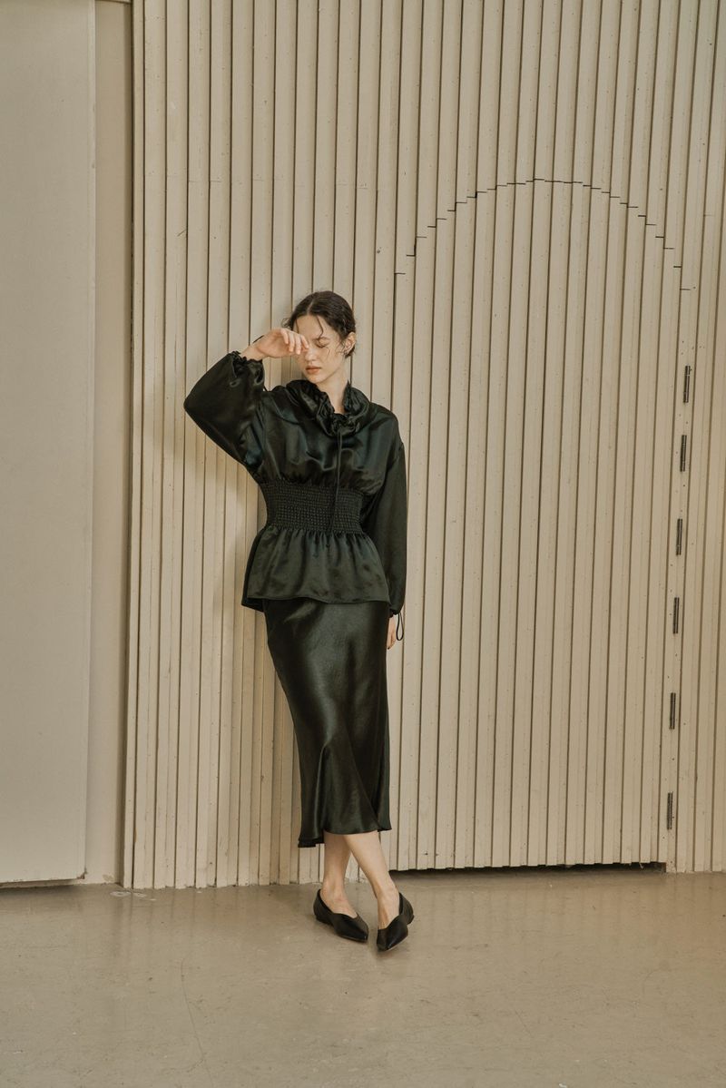 SEYMOUR SKIRT_KHAKI