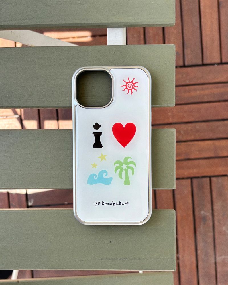 【MADE】 i ♥ summer phonecase (milk)