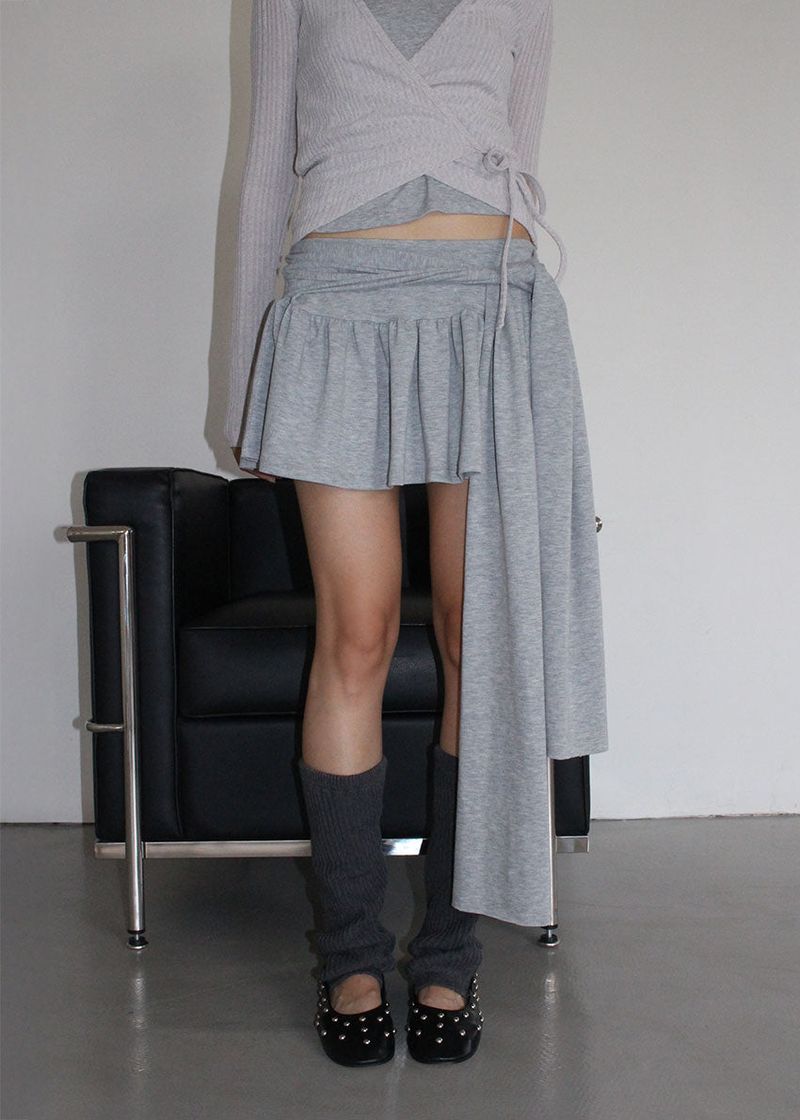 FLARE TIE SKIRT