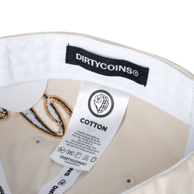 Cap Dico Script Embroidery Cream