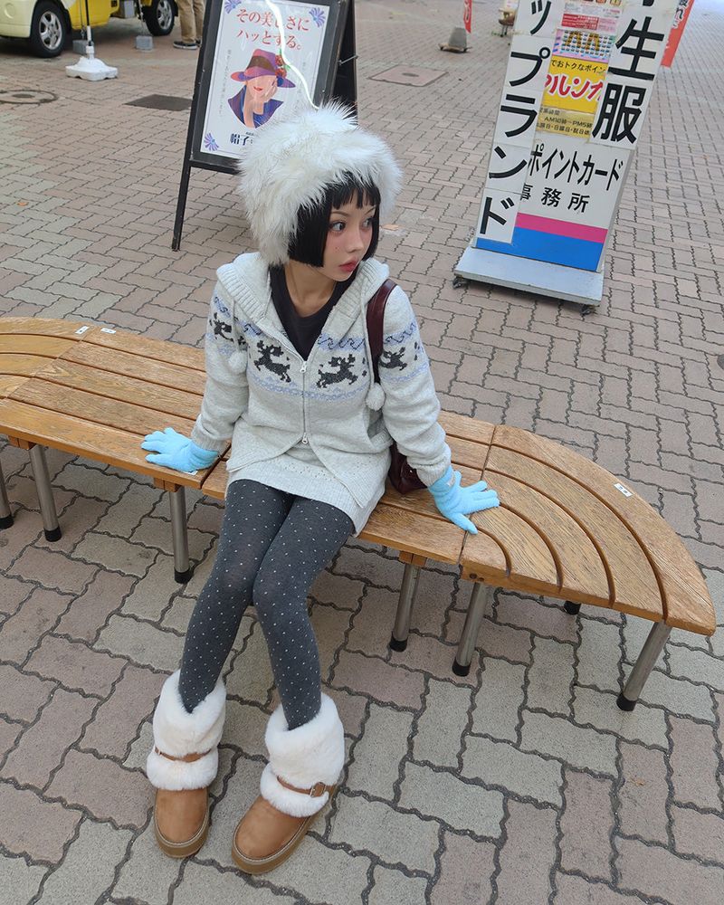 Delight-J（ディライトジェイ）の「dotted socks stocking leggings（Pants）」
