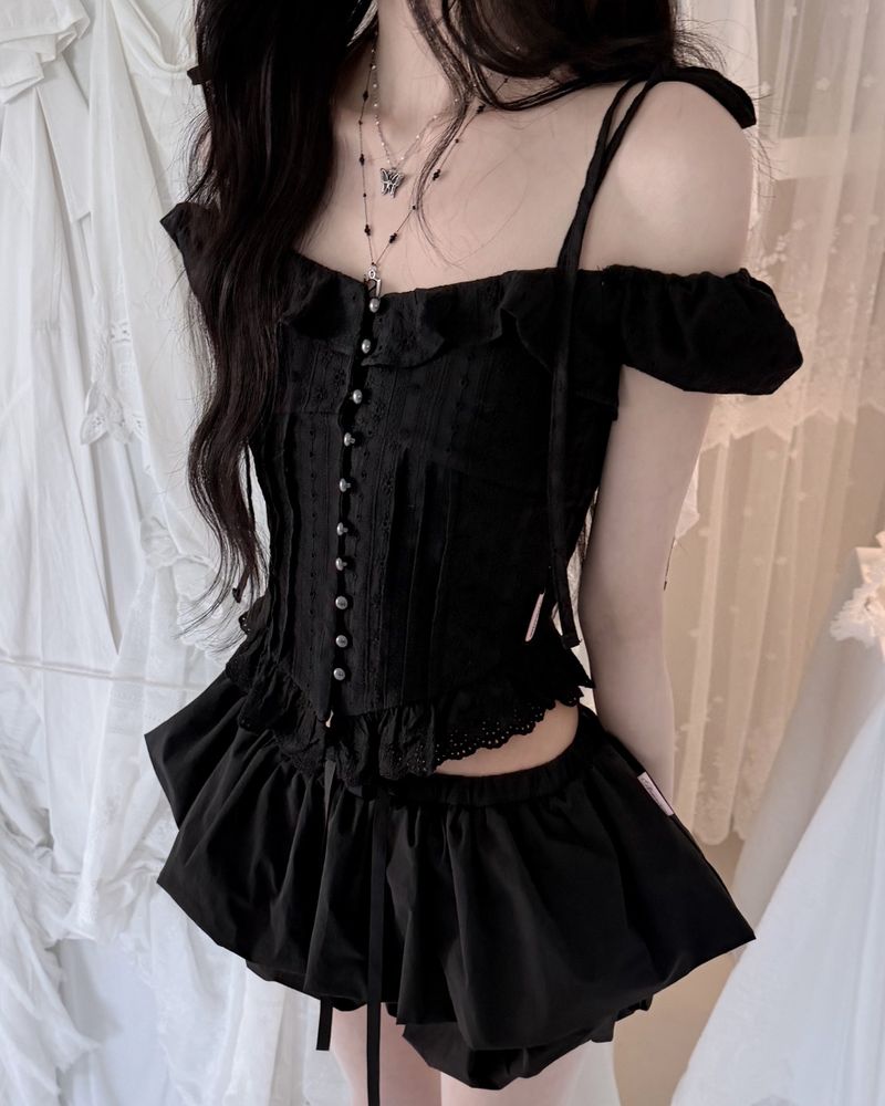 Cloud Bubble Mini Skort