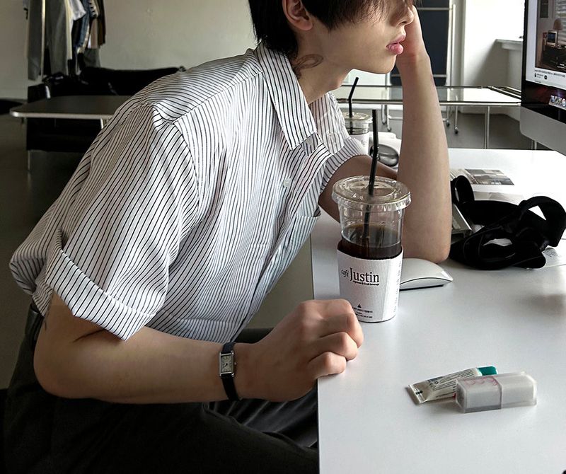 mimimal summer stripe shirts