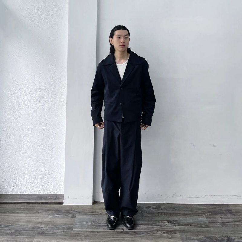 Cropped Tailored Jacket