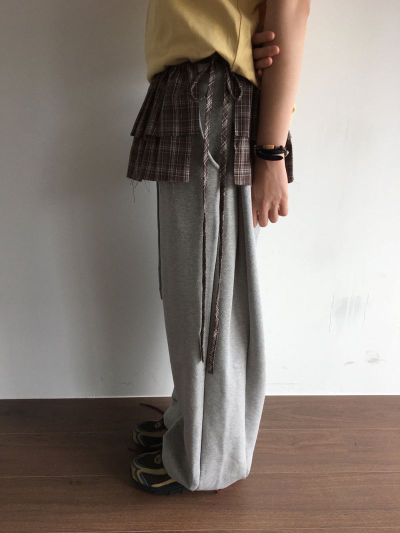 Bonnie Layered Wrap Skirt (2color)