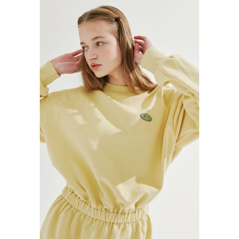 BANDING JERSEY MINI DRESS_MUSTARD