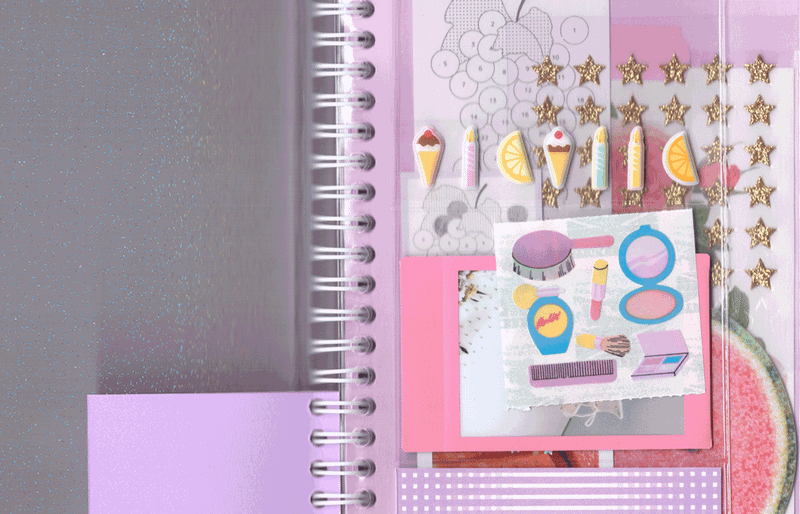Layer Book★lavender
