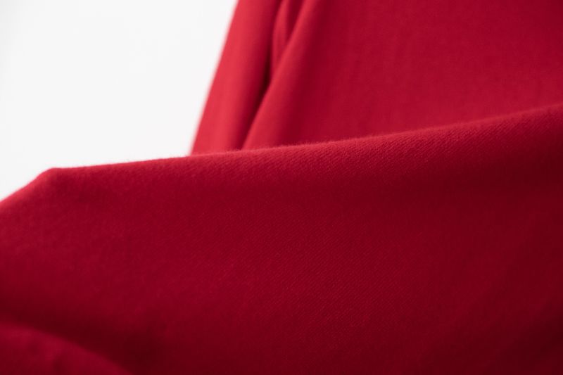 Cashmere turtle neck knit (Red)
