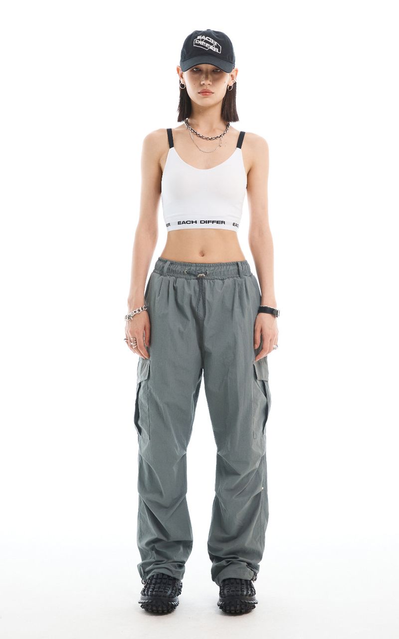 VOLUME CARGO PANTS_DARK GREEN
