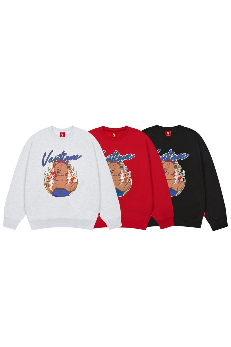 VENTIQUE Bear napping hoodie 3color
