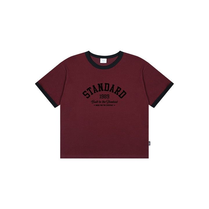 BUILT STANDARD Cool Cotton Crop Ringer Short Sleeve (SRCSTD-0256)