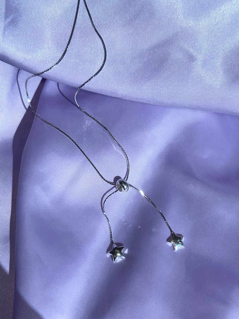 Twin Star Necklace