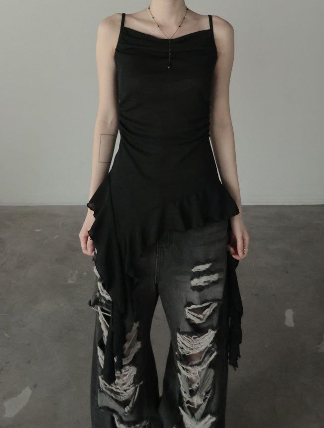Bark Heavy Distressed Denim