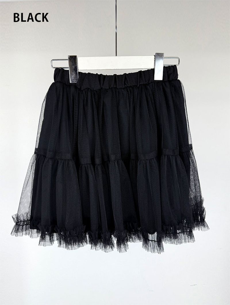 POM CHIFFON SKIRT (2C)